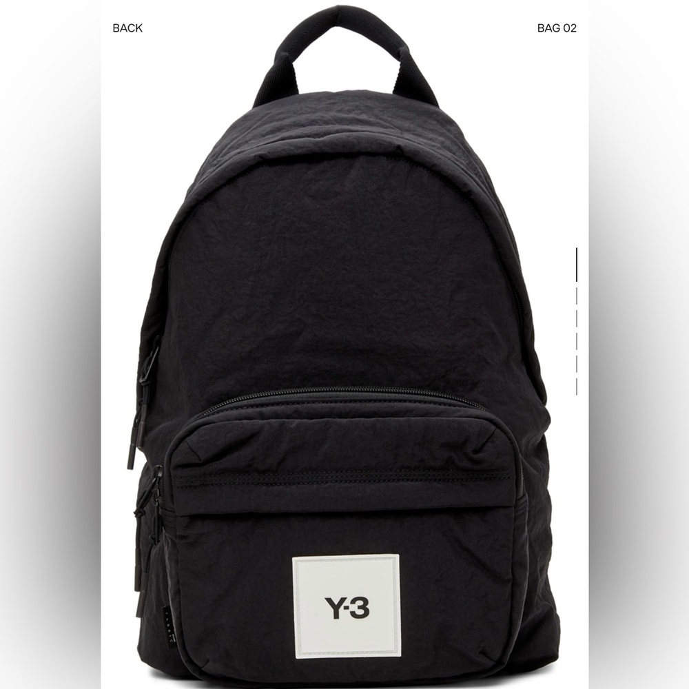Y-3 Black Techlite Tweak Backpack